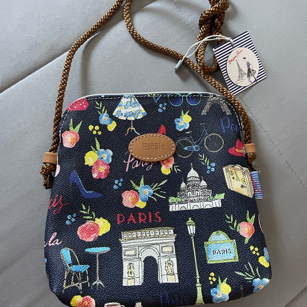 Escale Paris Themed Crossbody Bag